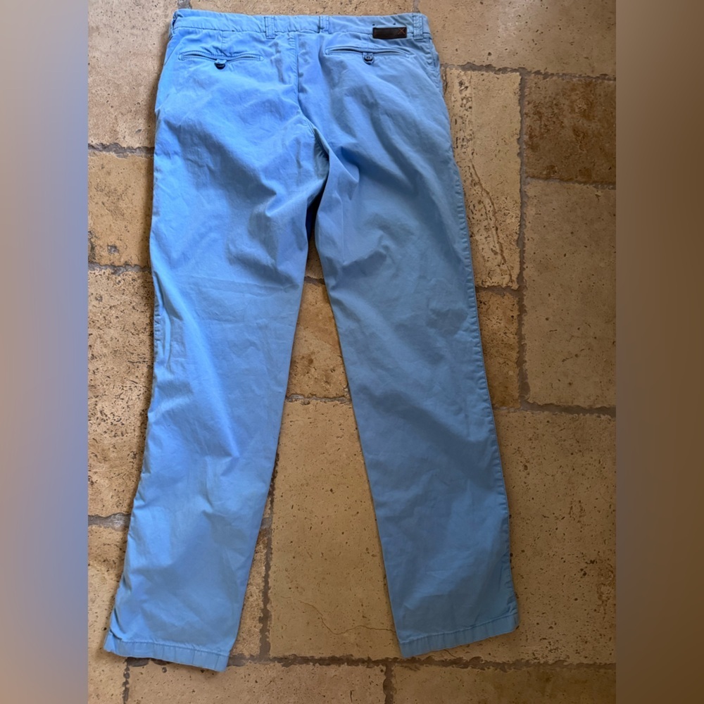 BRAX BABY BLUE CHINO PANTS -SZ 36x34 - Picture 2 of 5